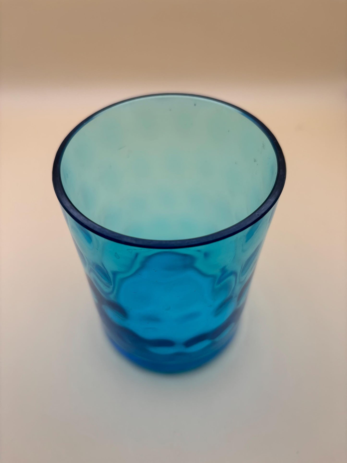 Vintage Hazel Atlas Teal Tumbler Lover Antiques and Vintage