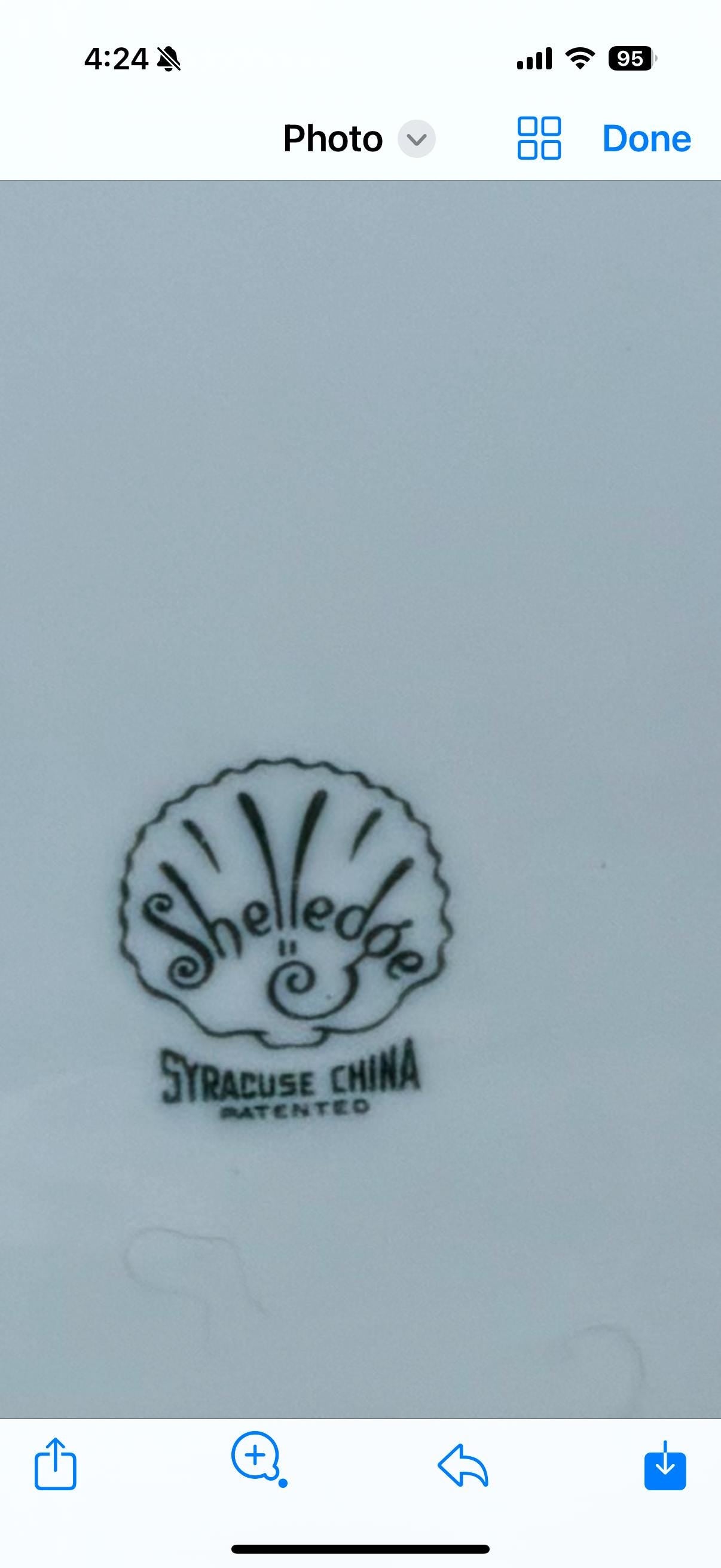 Vintage Shelledge White Large Platter with Narrow Flutes Edging Syracuse China Lover Antiques and Vintage