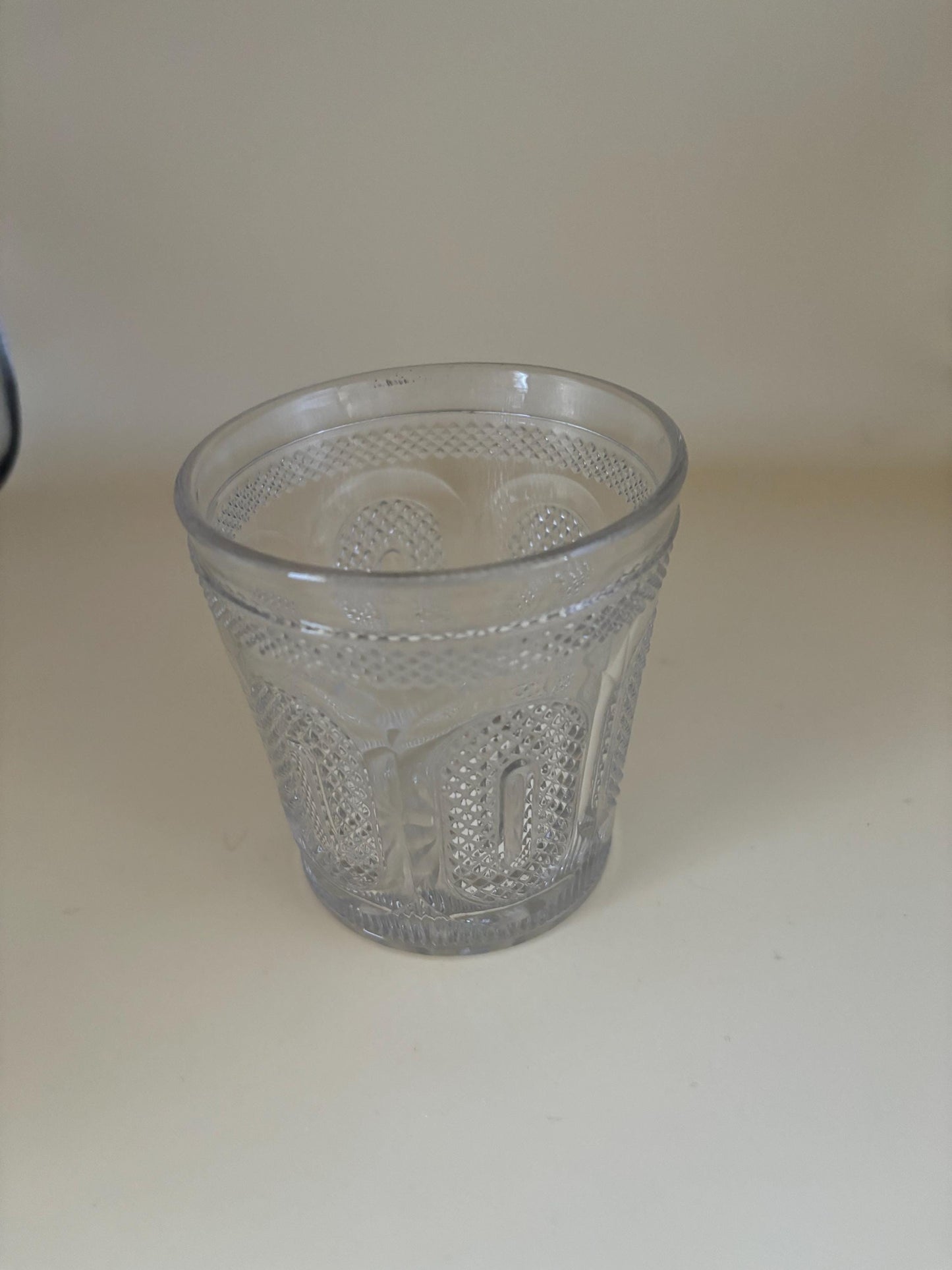 Antique Glass Cup or Spooner Lover Antiques and Vintage