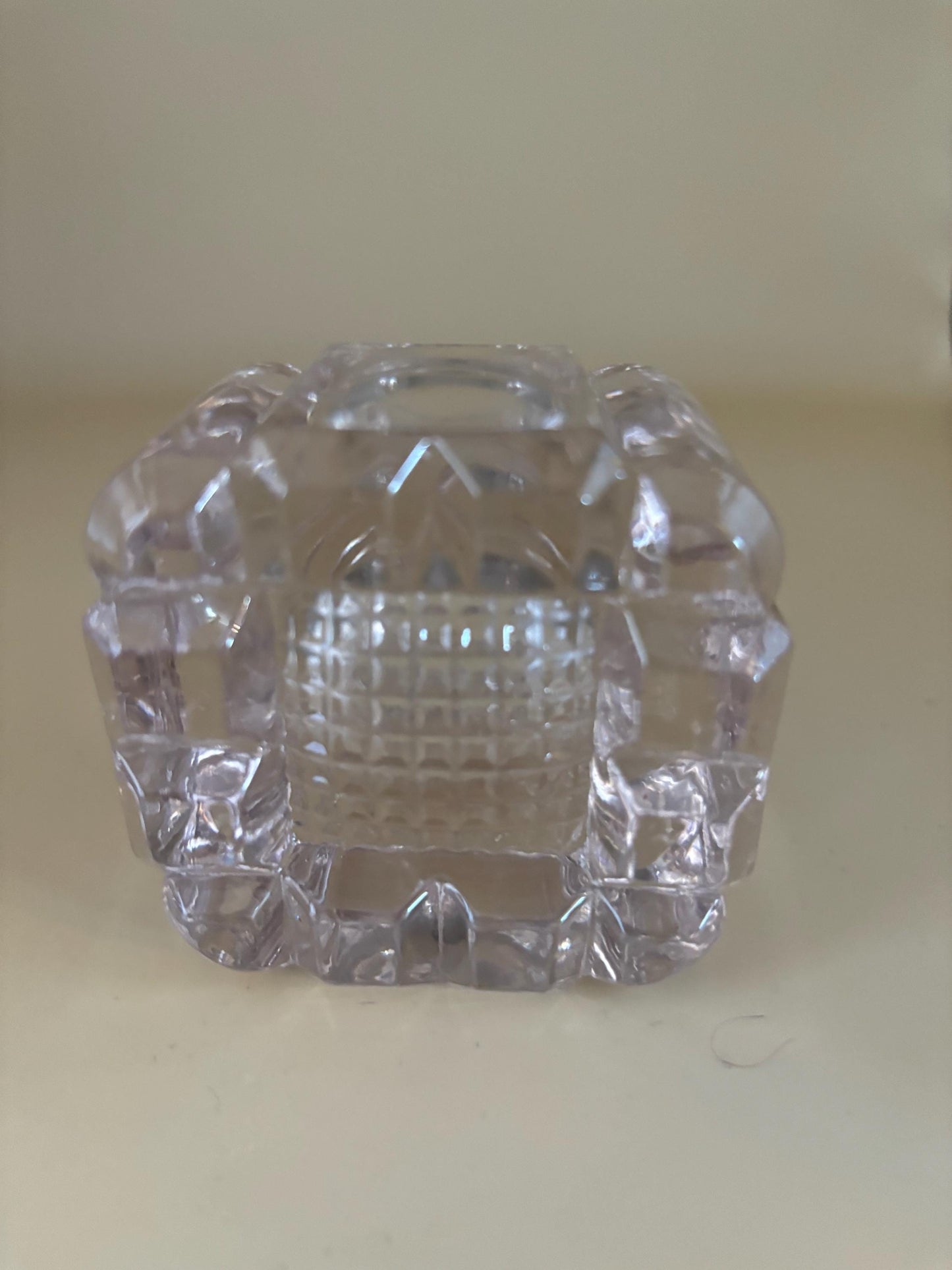 Vintage Alexandrite Glass Ink Well Inkwell Glass Art Vanity Jar Dish Container Lover Antiques and Vintage