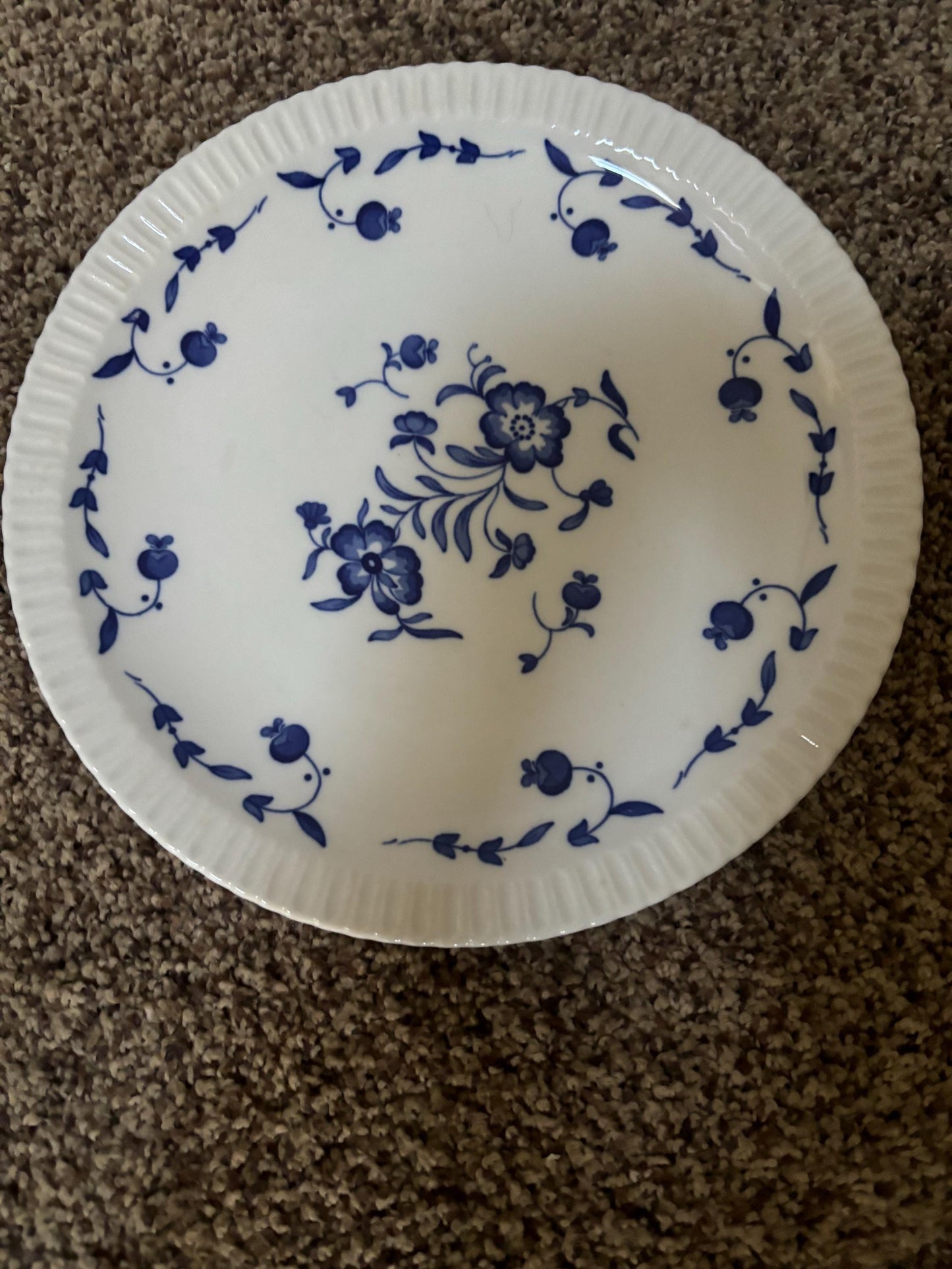 Vintage Shelledge White Large Platter with Narrow Flutes Edging Syracuse China Lover Antiques and Vintage