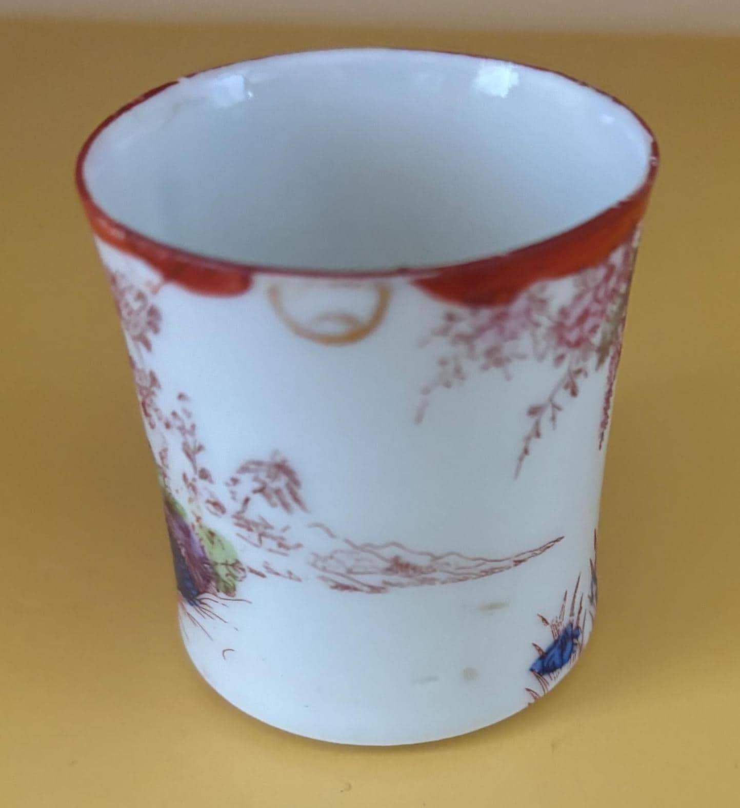 Antique Saké Cup Japanese Geisha Girls Cup Lover Antiques and Vintage