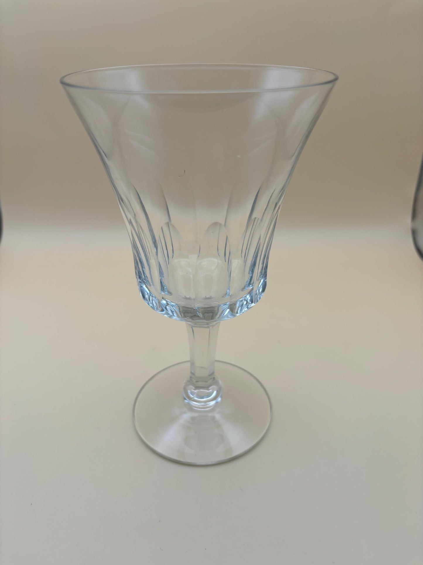 Vintage Crystal Water Glasses Set of 2 Glass Art Lover Antiques and Vintage