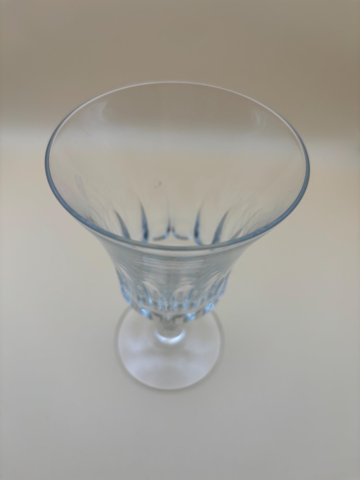Vintage Crystal Water Glasses Set of 2 Glass Art Lover Antiques and Vintage