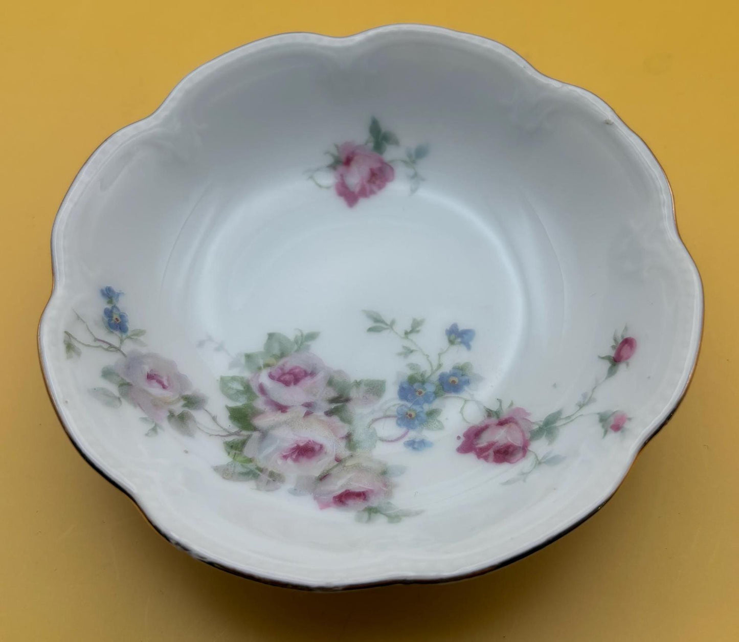 Antique Schwarzenhammer Dessert Bowl Made in Bavaria Lover Antiques and Vintage