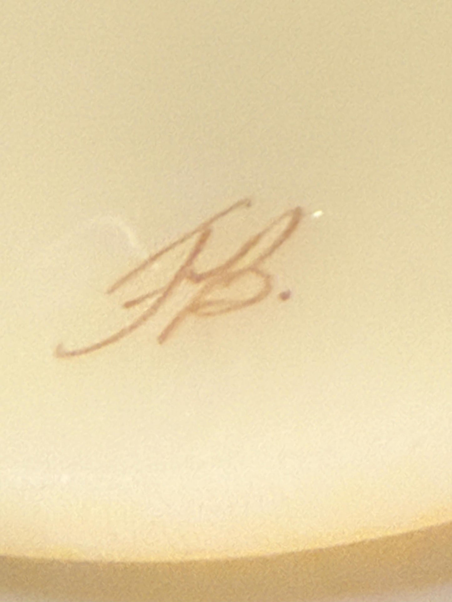 Vintage Fenton Custard Satin Glass Powder Dish with Lid Hand Painted and Signed F. Baxter Lover Antiques and Vintage