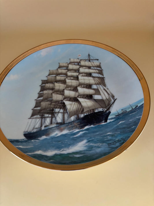 Vintage Sovereign of the Seas Decorative Plate Great Ships of Sail by Derek Gardner First Edition Lover Antiques and Vintage