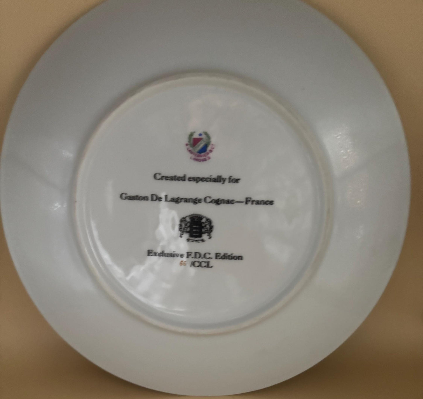 Vintage Le Marquis de Lafayette La Grange France America Bicentennial 1776-1976 Numbered Collectible Plate Bicentenaire Américain