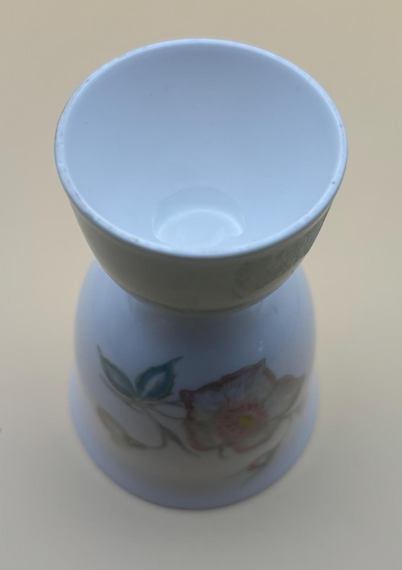 Vintage Flower Design Double Sided Egg Cup Holder Egg Holder Lover Antiques and Vintage