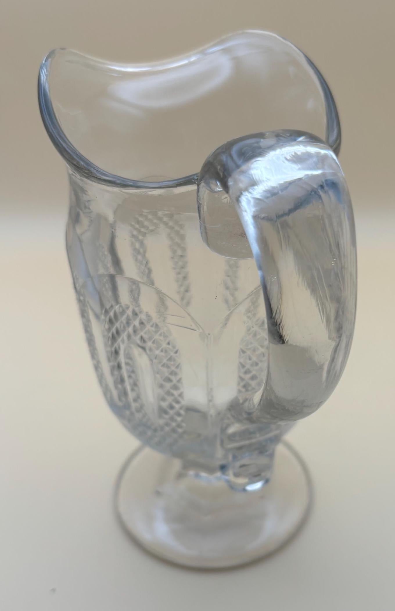 Vintage Duncan & Miller Hobnail Champagne Glass with Pedestal Lover Antiques and Vintage