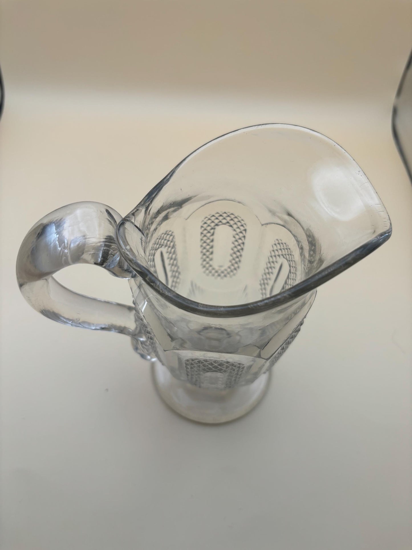 Vintage Duncan & Miller Hobnail Champagne Glass with Pedestal Lover Antiques and Vintage