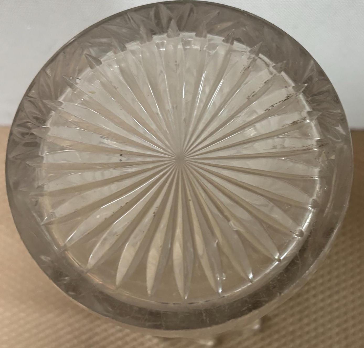 Antique EAPG Specialty Glass Vase with Ruffled Mouth Lover Antiques and Vintage