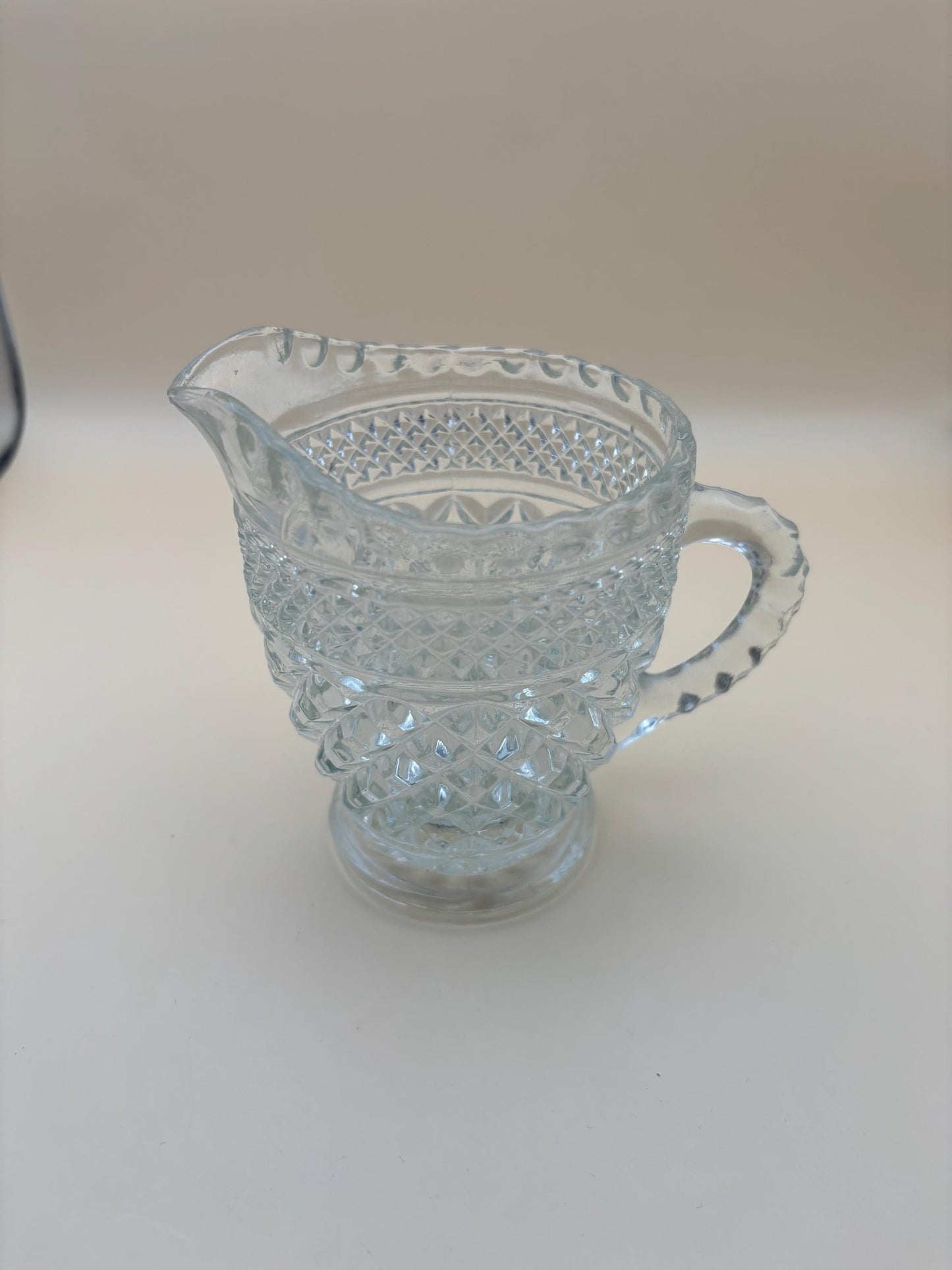 Vintage Wexford Glass Pitcher Cut Crystal Glass Art Lover Antiques and Vintage