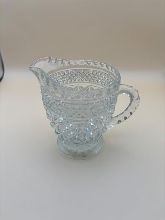 Vintage Wexford Glass Pitcher Cut Crystal Glass Art Lover Antiques and Vintage