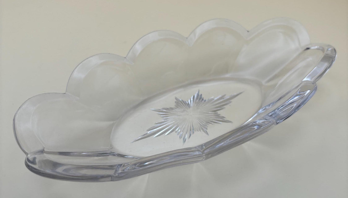 Vintage Kristal Relish Dishes Set of 2 Lover Antiques and Vintage