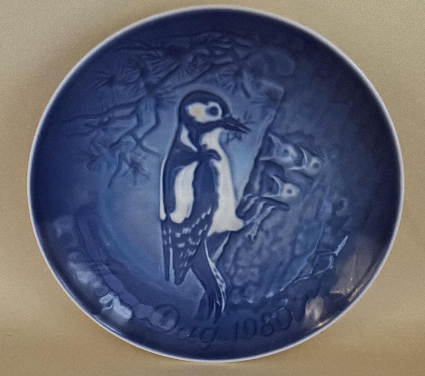 Vintage Owl Porcelain Plate by Bing & Grondahl Copenhagen Lover Antiques and Vintage