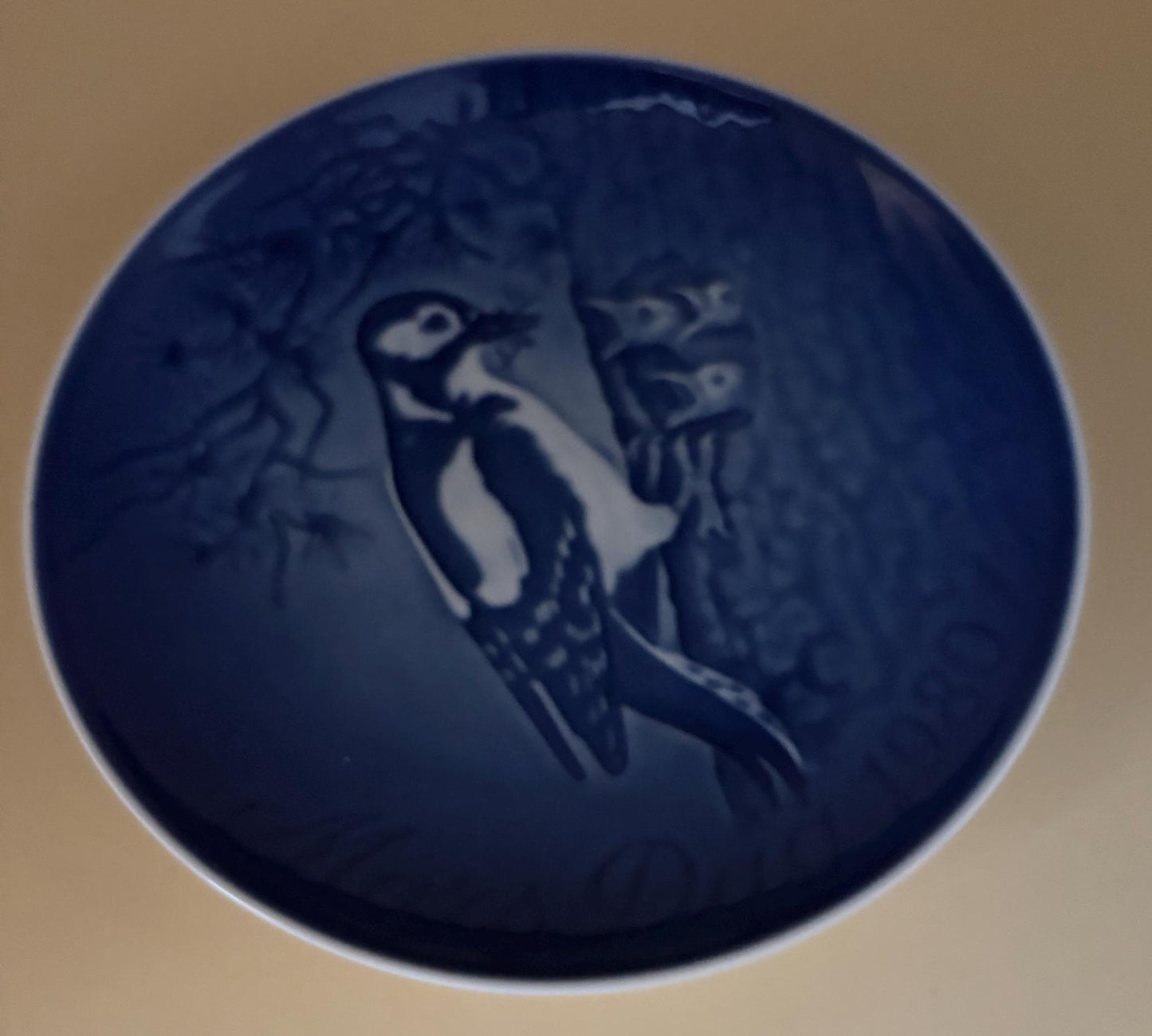 Vintage Owl Porcelain Plate by Bing & Grondahl Copenhagen Lover Antiques and Vintage