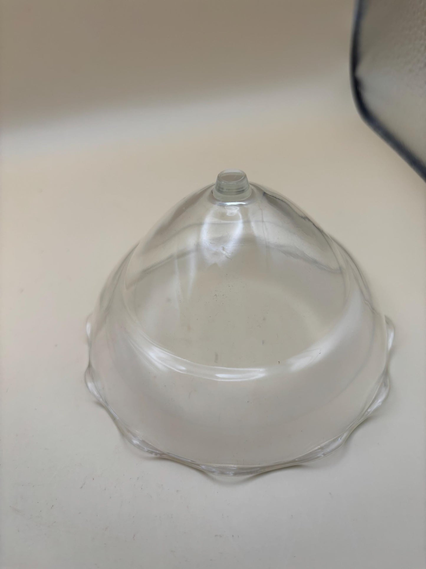 Vintage Glass Vase with Flower Design at Mouth Lover Antiques and Vintage