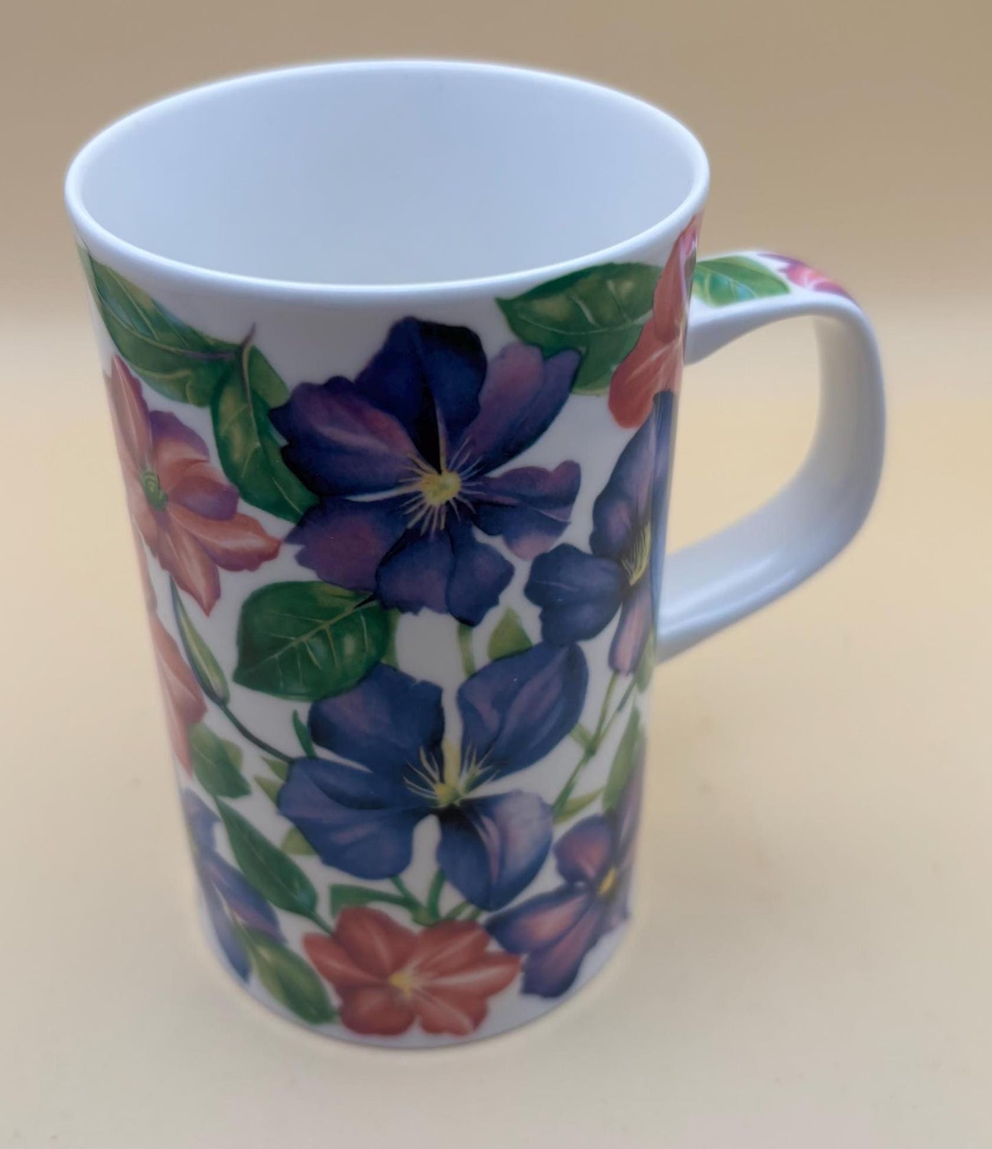 Vintage Glass Vase with Flower Design at Mouth Lover Antiques and Vintage