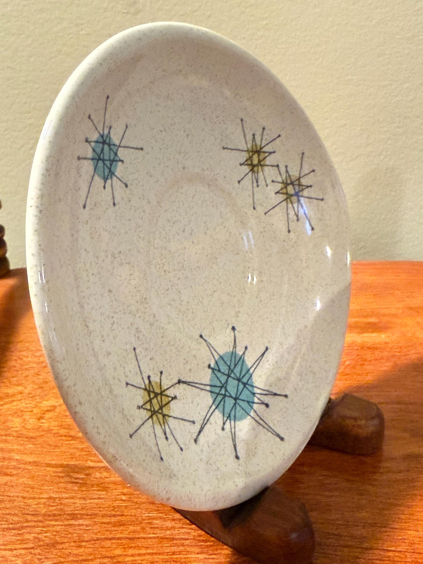Vintage Franciscan California Starburst Saucer Plate Lover Antiques and Vintage
