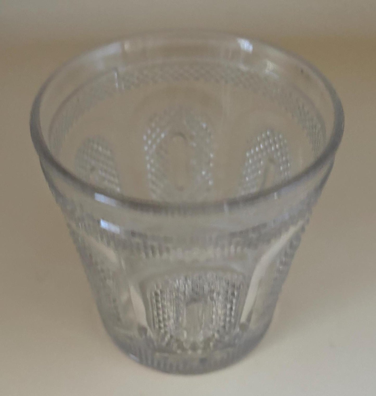 Antique Glass Cup or Spooner Lover Antiques and Vintage