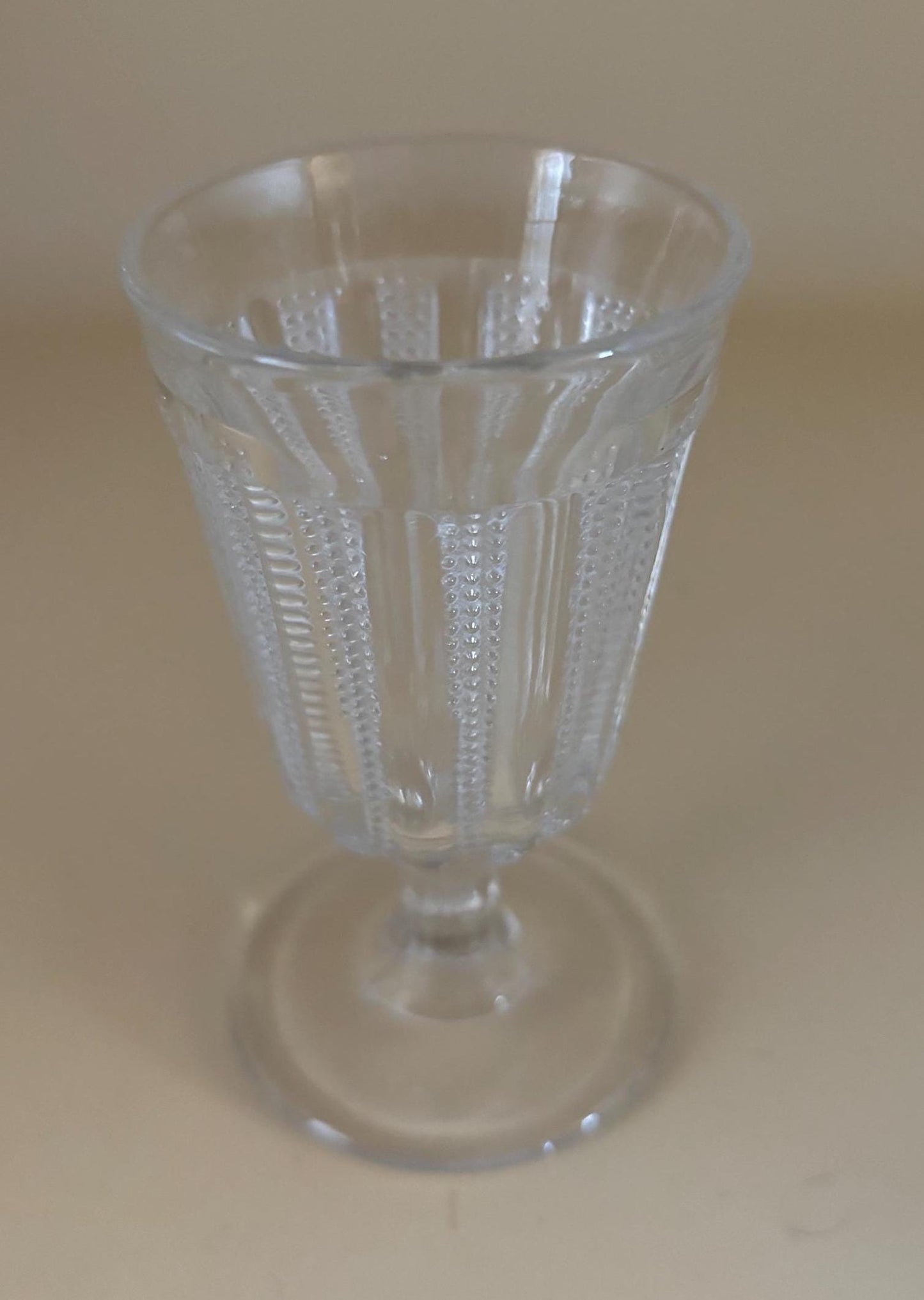 Antique Heisey Glass Creamer or Small Pitcher Creamer Cross Bands Lover Antiques and Vintage