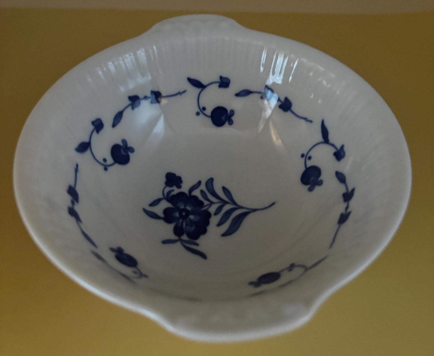 Vintage Shelledge White Etched Saucer Plate with Narrow Flutes Edging Syracuse China Lover Antiques and Vintage