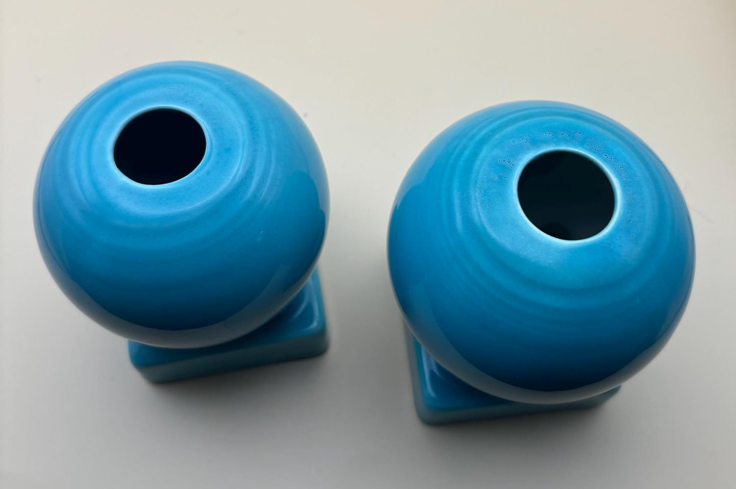 Vintage Fiestaware Turquoise Bulb Candle Holder Lover Antiques and Vintage