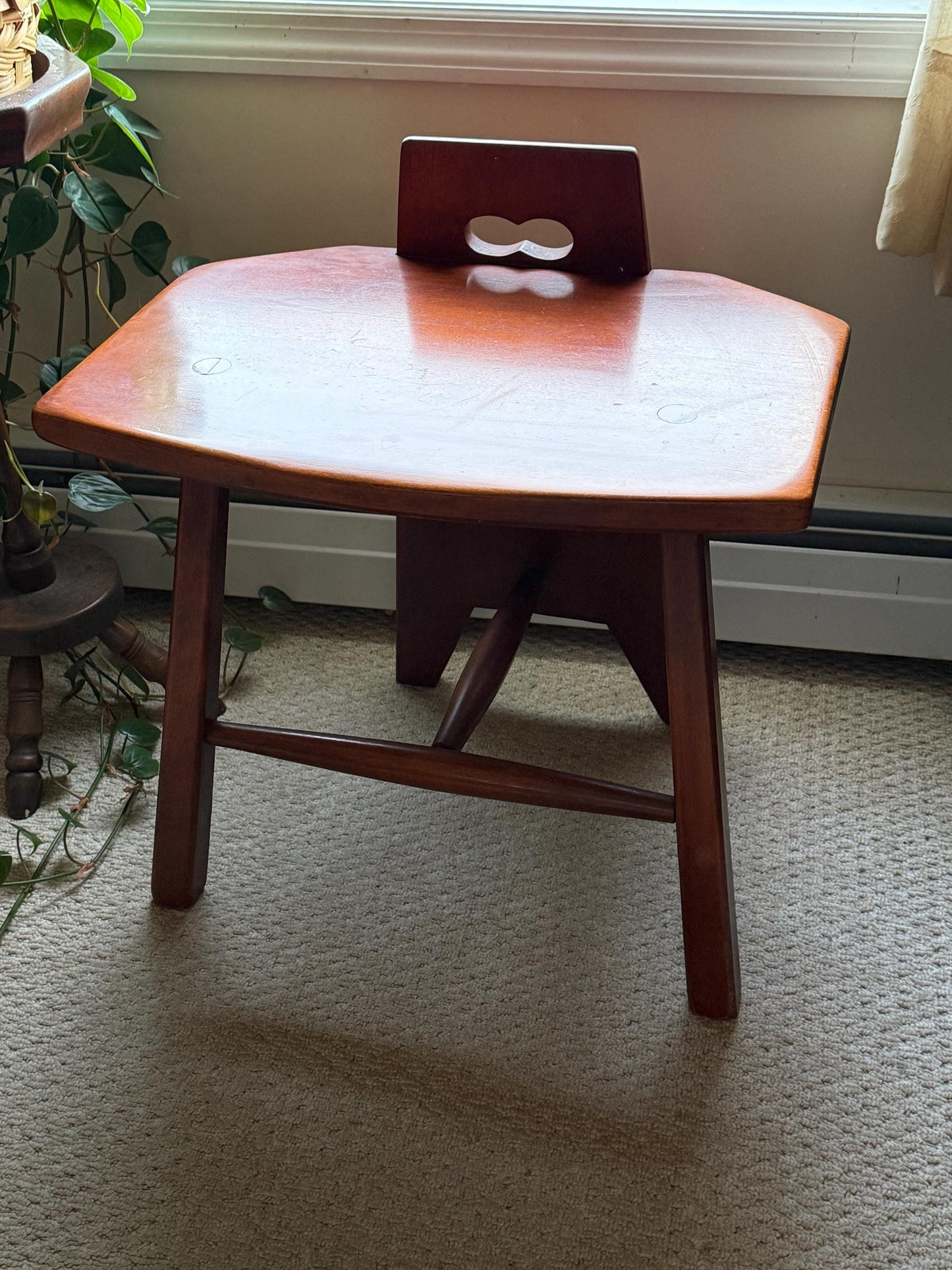 Cushman Colonial Creations Priscilla Alden Vanity Bench No. 3052 Lover Antiques and Vintage