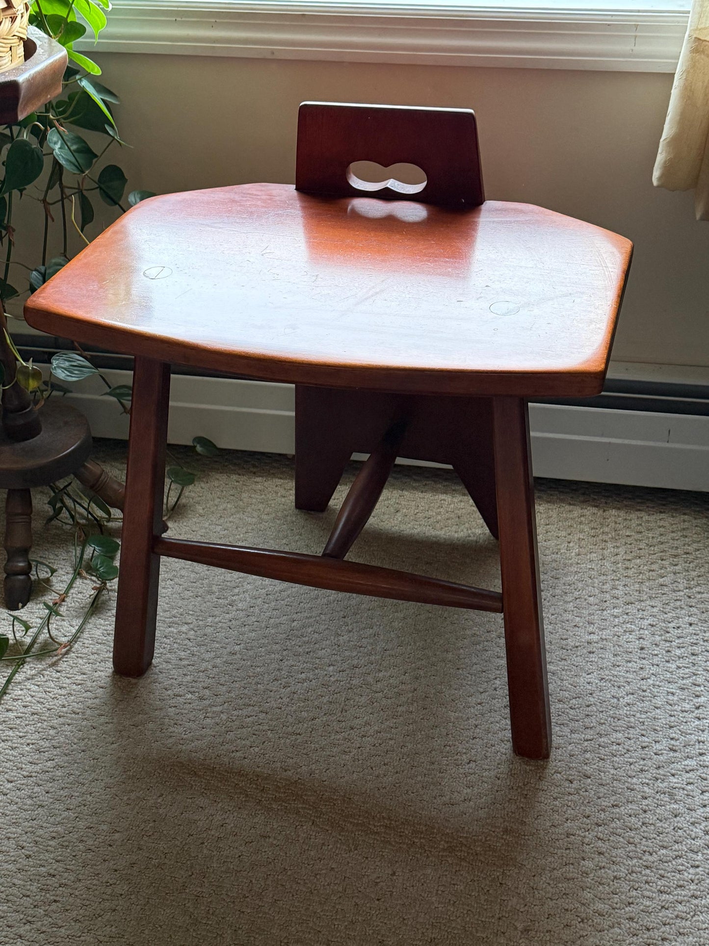 Cushman Colonial Creations Priscilla Alden Vanity Bench No. 3052 Lover Antiques and Vintage