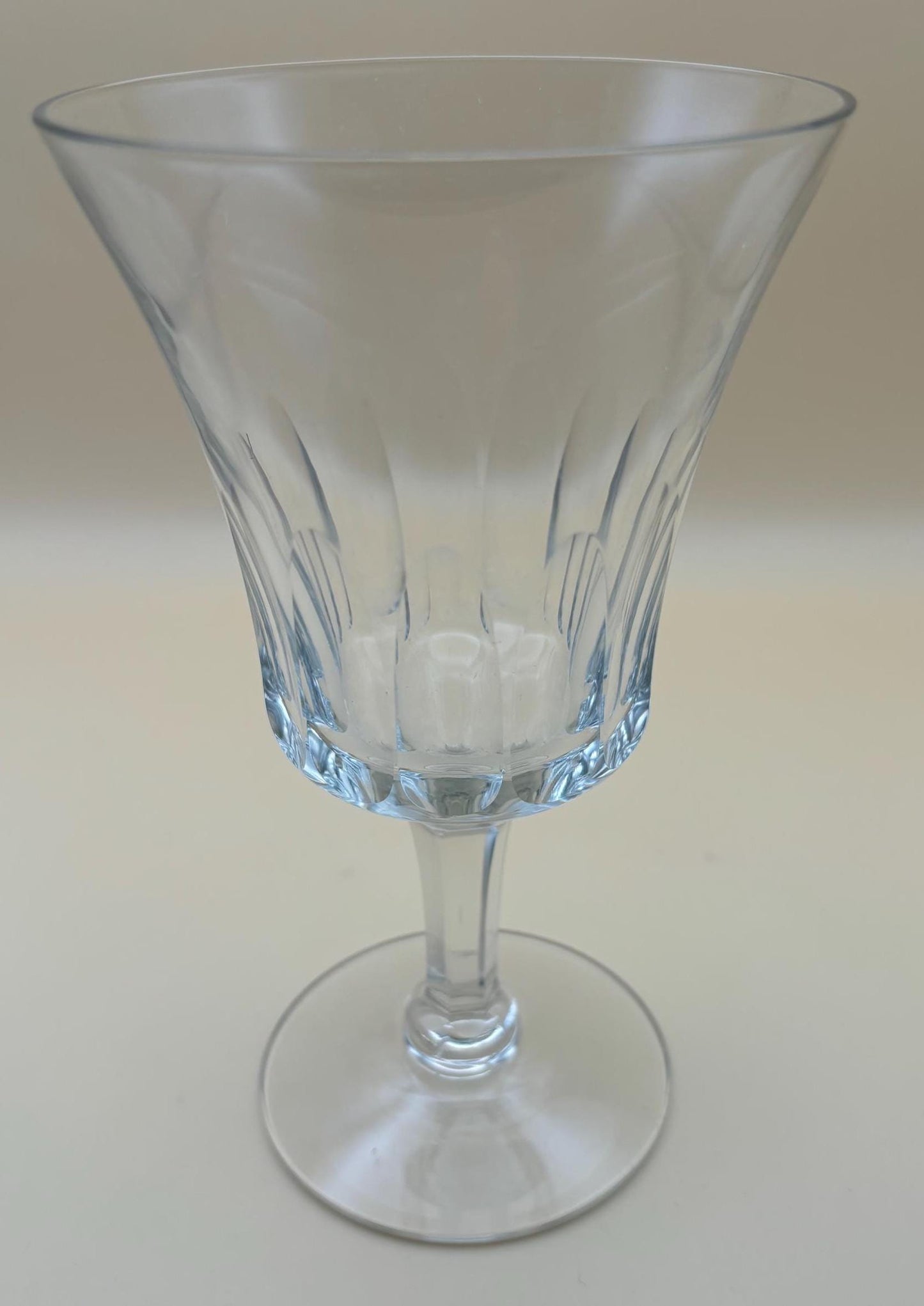Vintage Crystal Water Glasses Set of 2 Glass Art Lover Antiques and Vintage