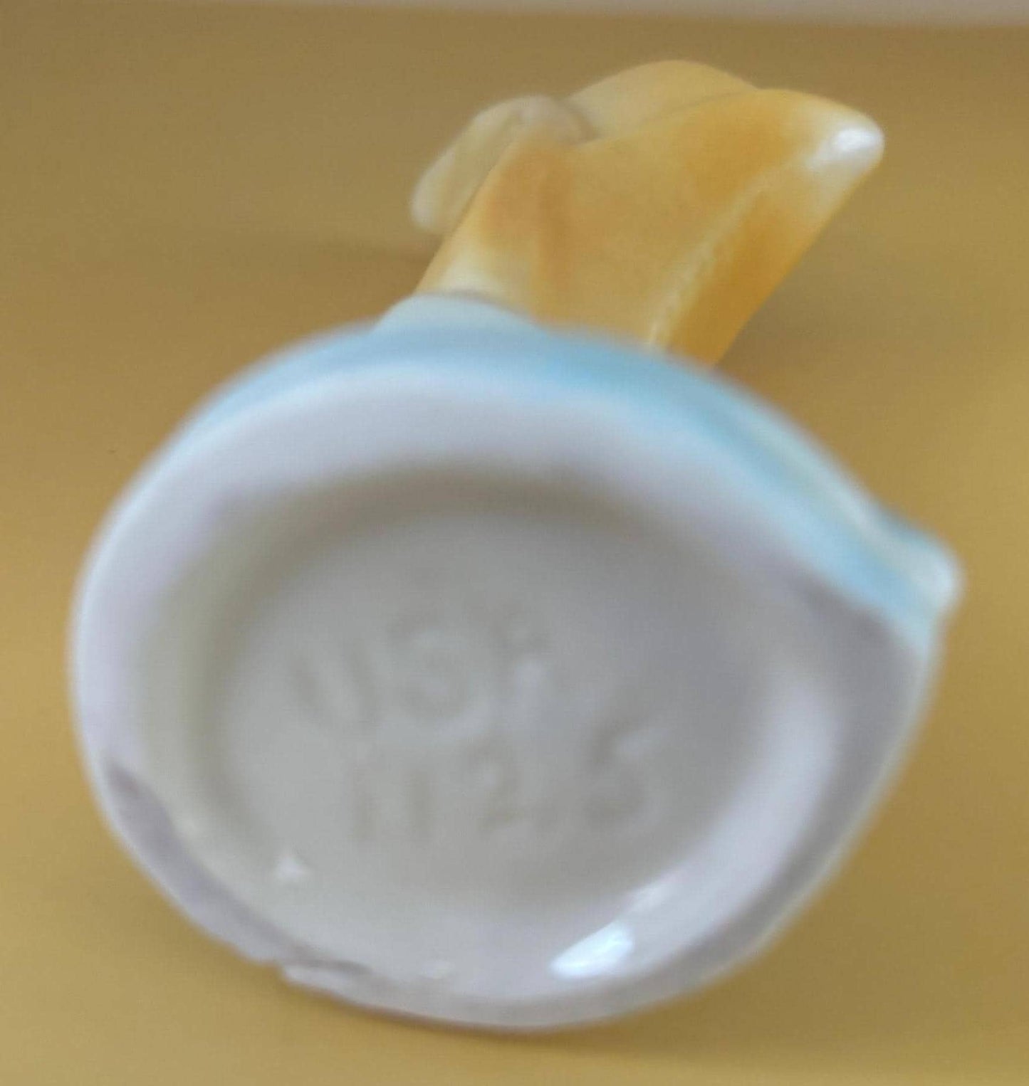 Vintage Shawnee Lilly Bud Vase Yellow & Blue USA #1125 USA Made Lover Antiques and Vintage