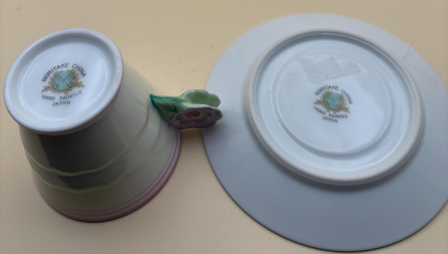Vintage Noritake Tea Cup and Saucer Set Made in Japan Lover Antiques and Vintage
