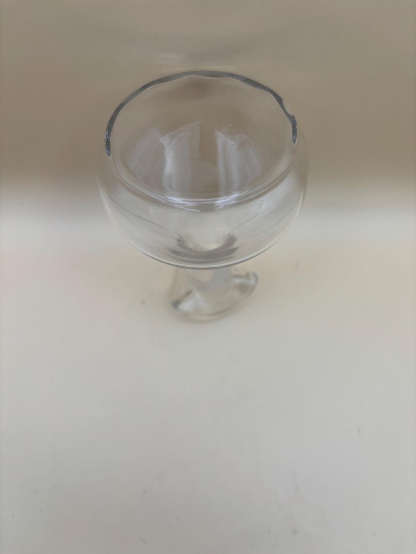 Vintage LG Wright Glass Co Daisy & Cube Amber Goblet Lover Antiques and Vintage