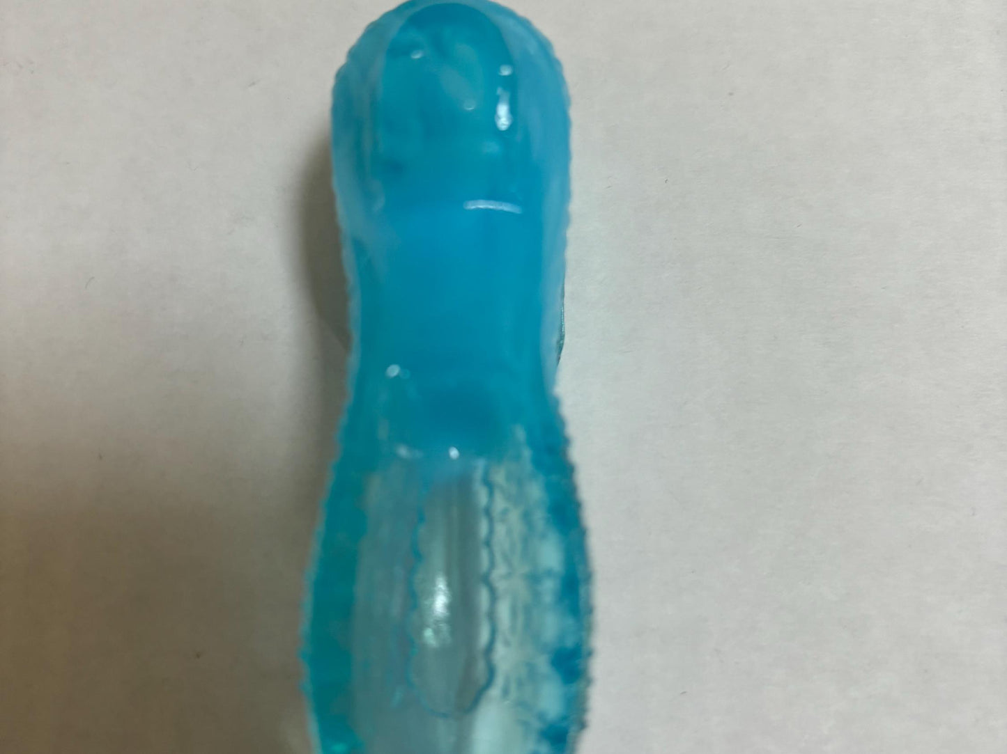 Vintage Blue Shoe Glass Slipper Lover Antiques and Vintage