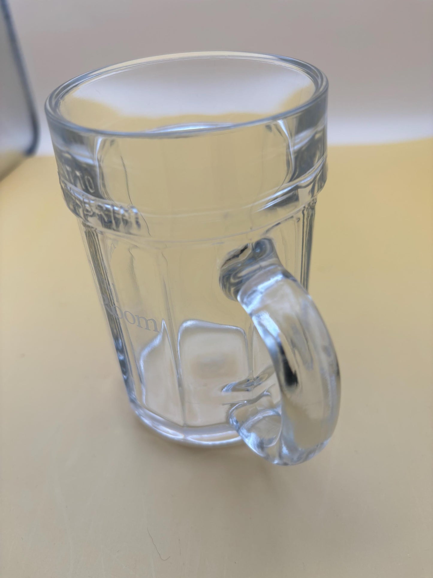 Vintage Glass Beer Mug with Pump Room Bath Embossed on Cup Lover Antiques and Vintage