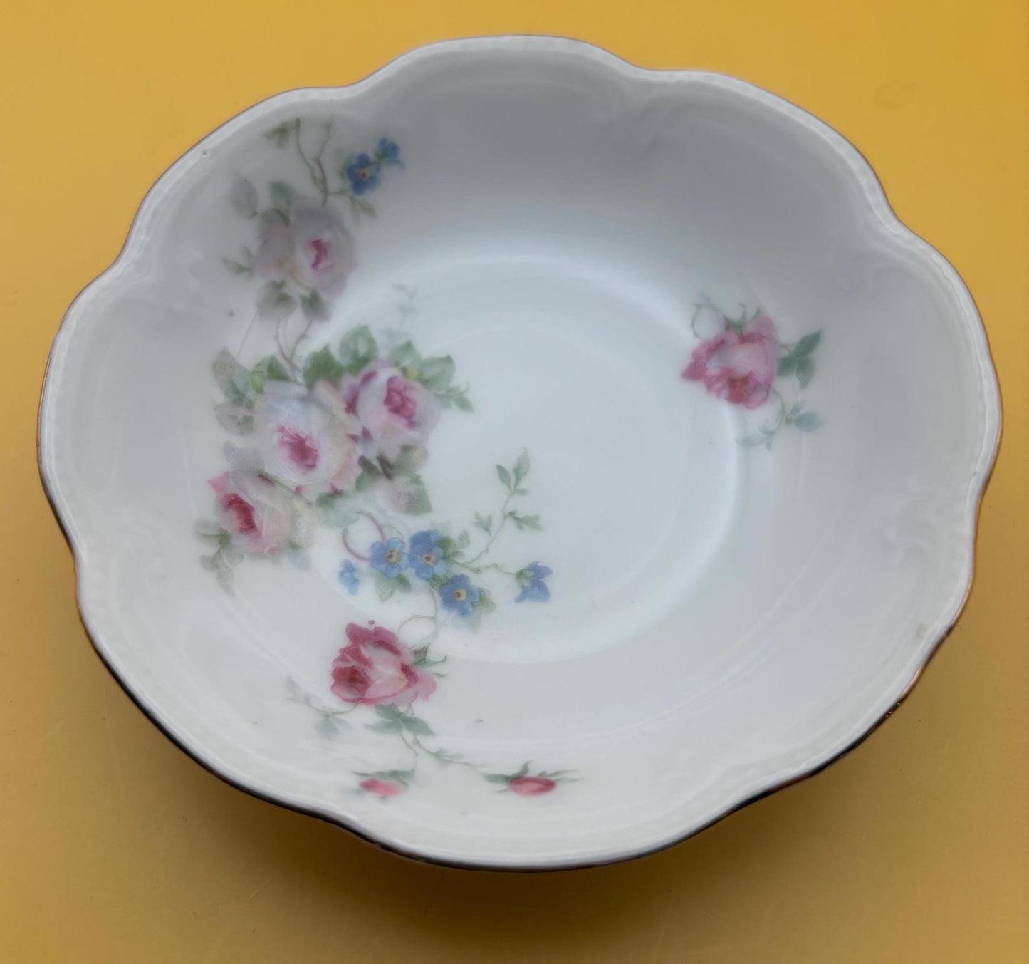 Antique Schwarzenhammer Dessert Bowl Made in Bavaria Lover Antiques and Vintage