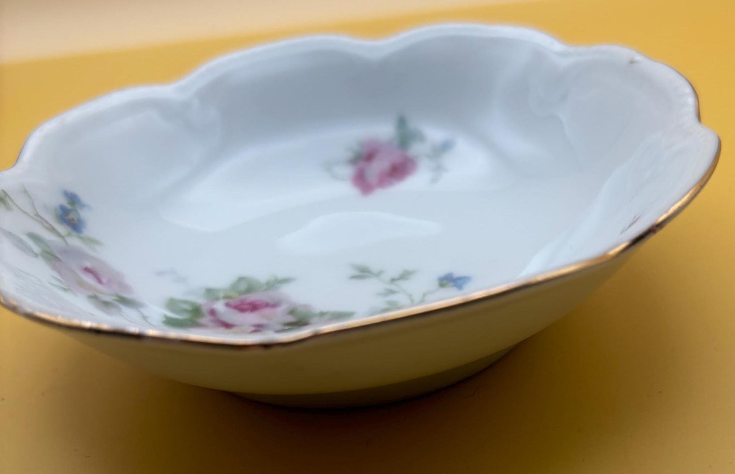 Antique Schwarzenhammer Dessert Bowl Made in Bavaria Lover Antiques and Vintage