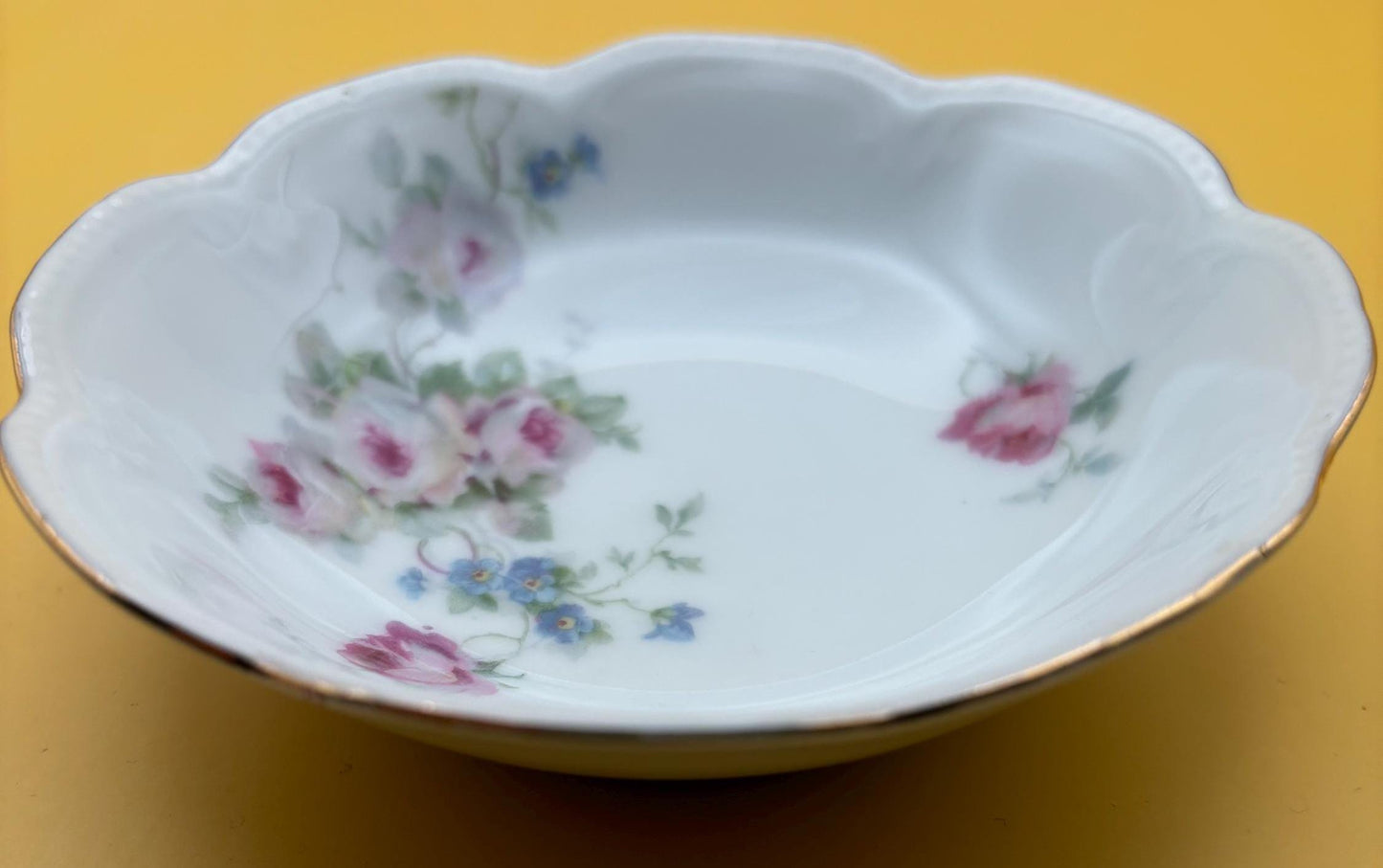 Antique Schwarzenhammer Dessert Bowl Made in Bavaria Lover Antiques and Vintage
