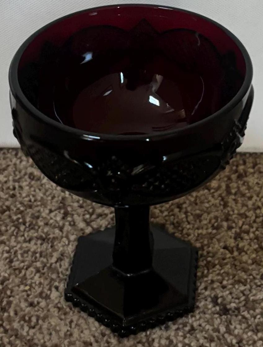 Antique Sandwich Glass Molasses Pitcher Crystal Etched Glass Jug Lover Antiques and Vintage
