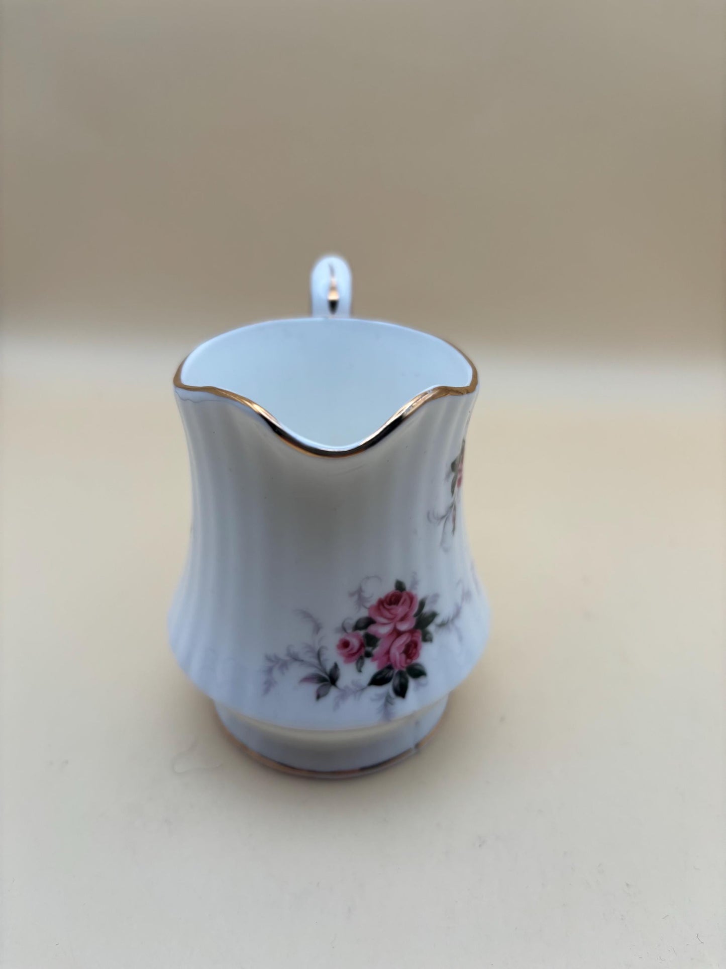 Vintage Princess House Mini Pitcher Creamer Windsor Rose Made in England Lover Antiques and Vintage