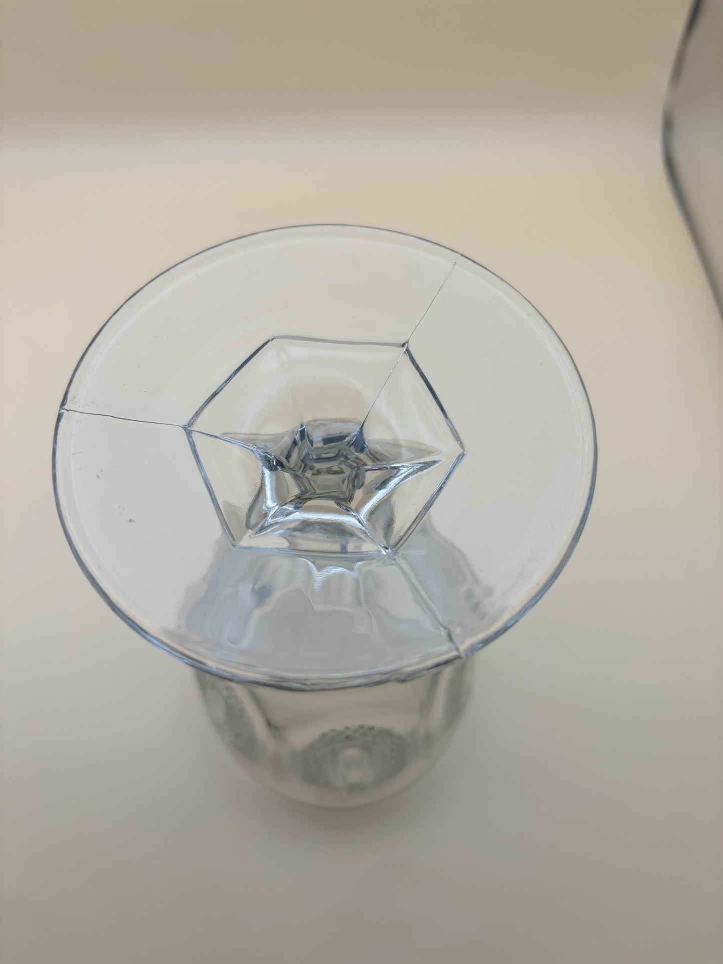Vintage Water Goblets Early Buckle Pattern Crystal Water Glass Lover Antiques and Vintage