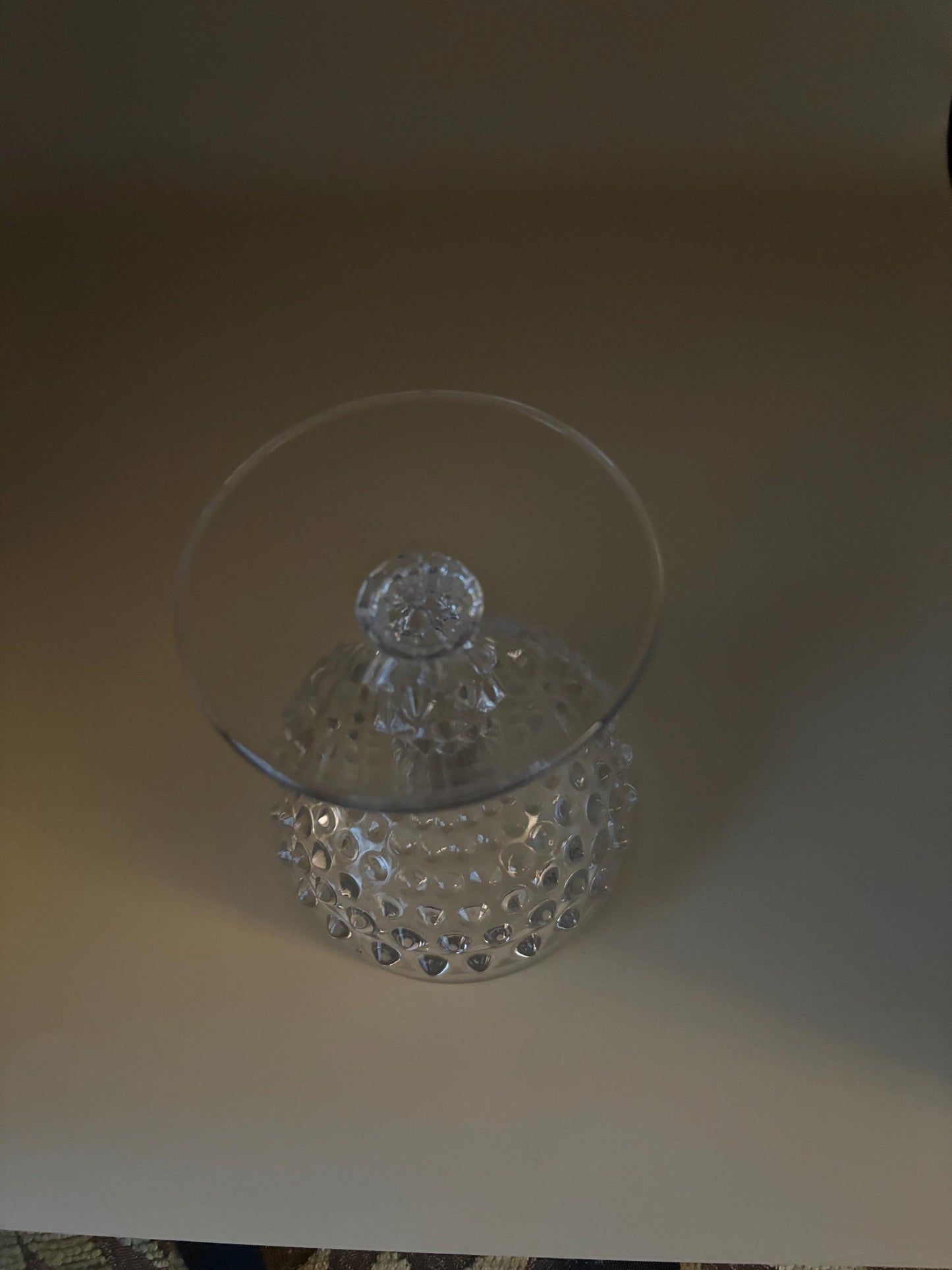 Vintage Sherbet or Dessert Hobnail Glass Lover Antiques and Vintage