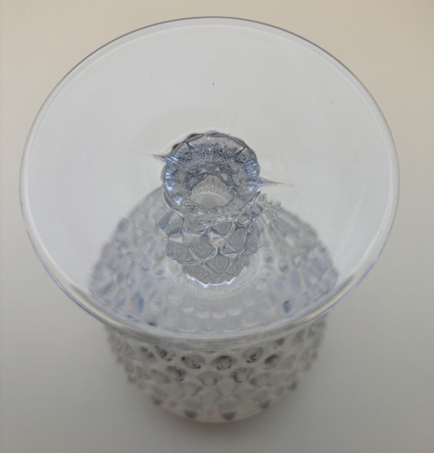 Vintage Hobnail Water Goblet Duncan & Miller Hobnail Glass with Pedestal Lover Antiques and Vintage
