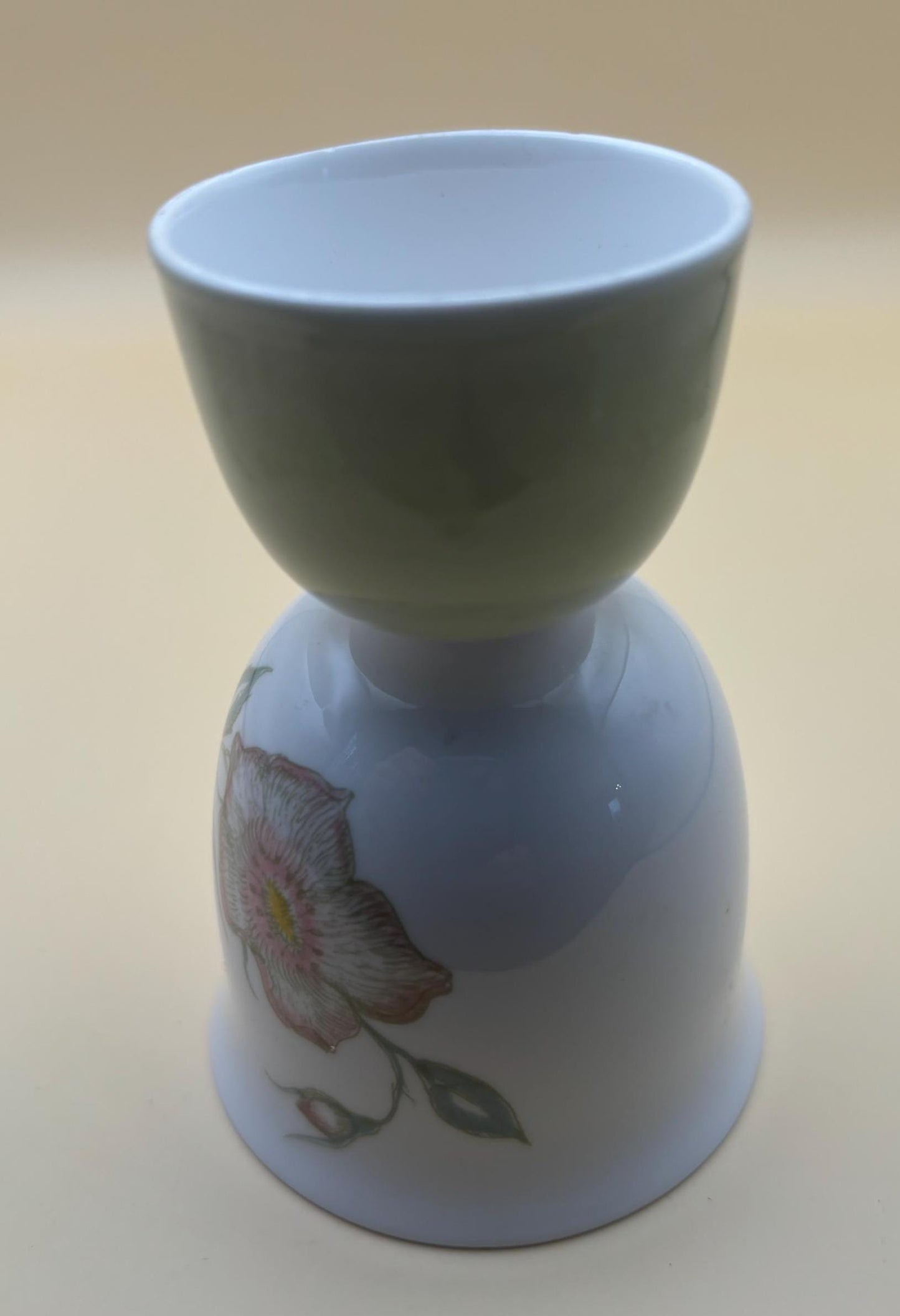 Vintage Flower Design Double Sided Egg Cup Holder Egg Holder Lover Antiques and Vintage
