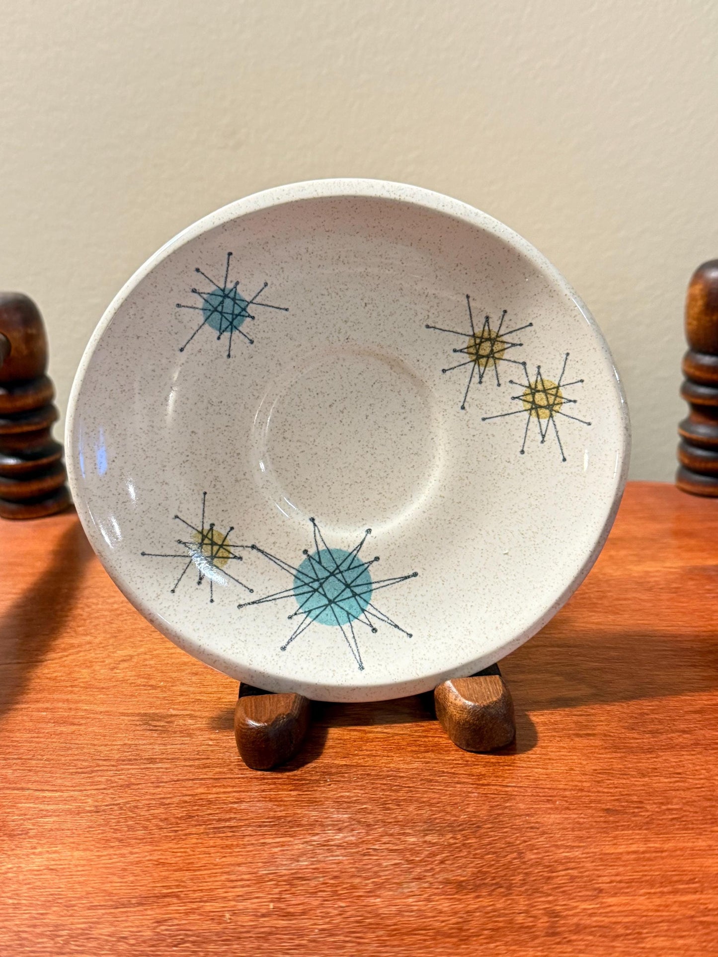 Vintage Franciscan California Starburst Saucer Plate Lover Antiques and Vintage