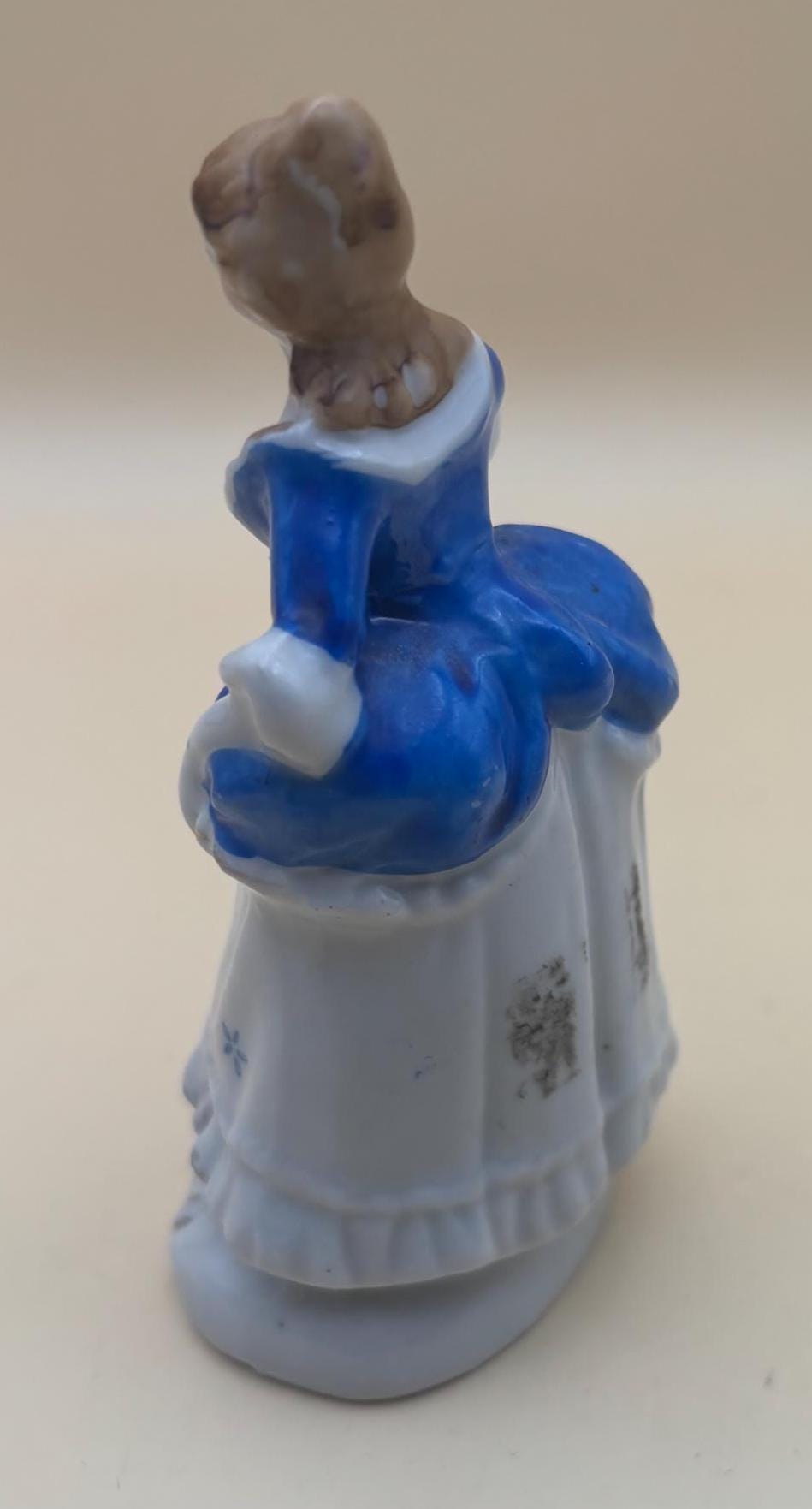 Vintage British Woman Hand Painted and Gold Gilded Japan Figurine Fancy Woman Lover Antiques and Vintage