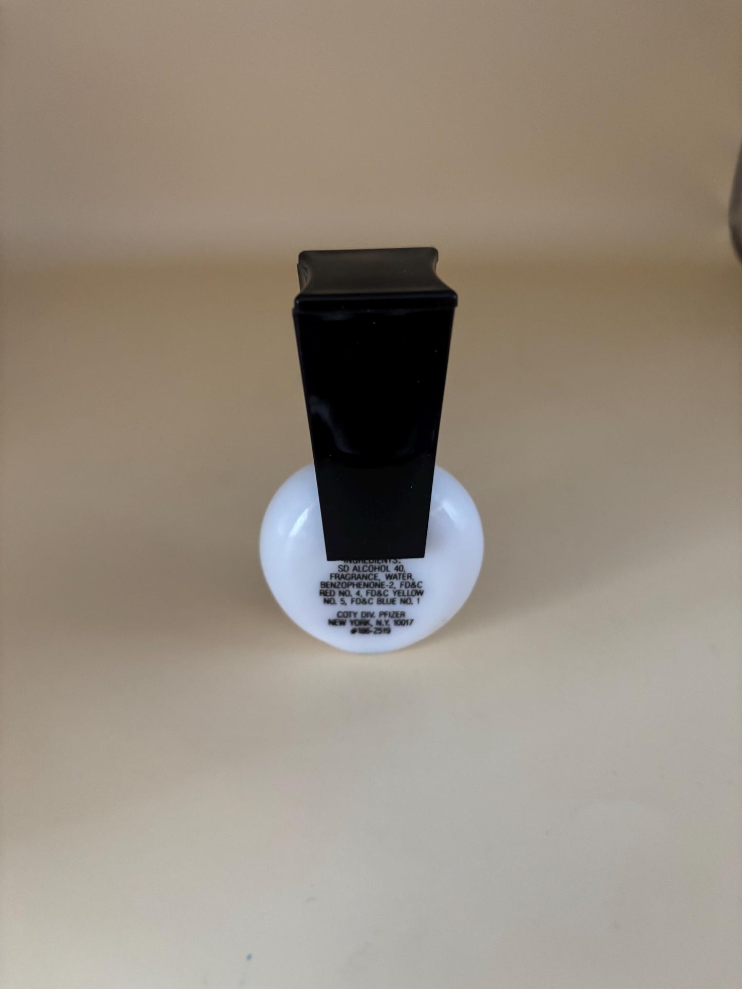 Vintage Exclamation Miniature Perfume by Coty Black & White Bottle Lover Antiques and Vintage