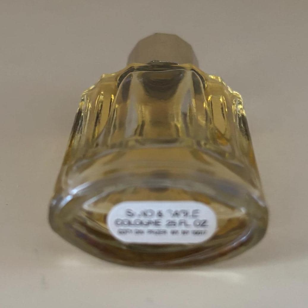 Vintage Sand and Sable by Coty Miniature Cologne Bottle .25 Fluid Ounces Lover Antiques and Vintage