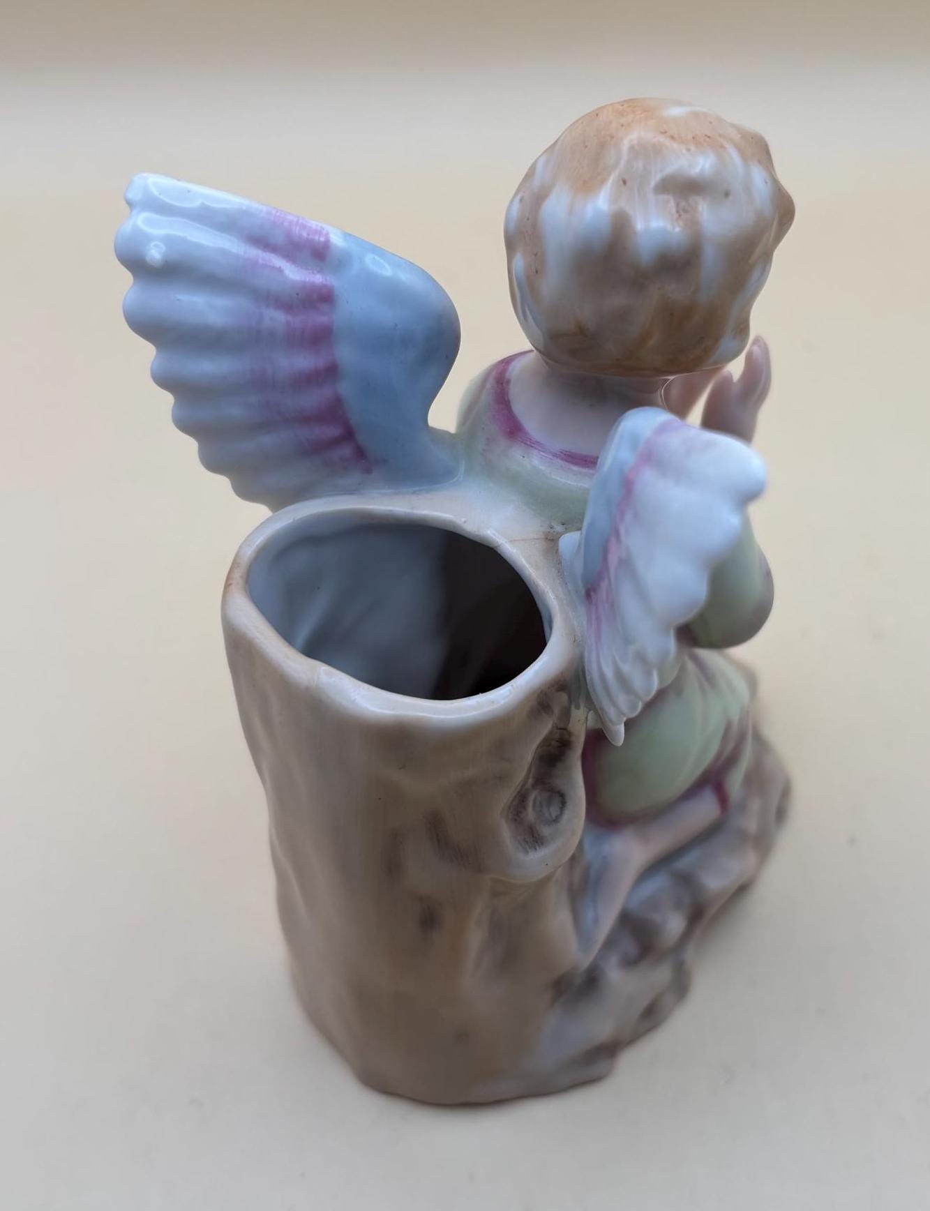 Vintage Napco Angel Flower Pot Fine China Girl No. 8342 Planter Japan Girl Figurine Lover Antiques and Vintage